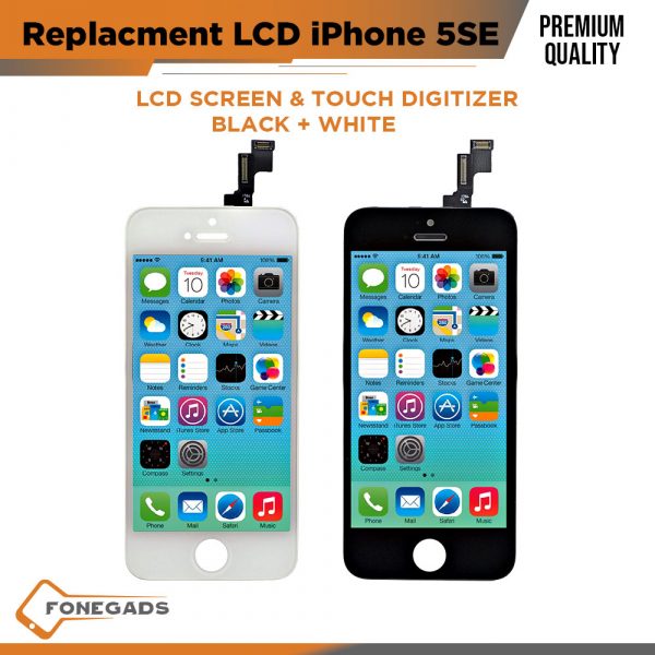 12A iphone 5SE replacement lcd black and white