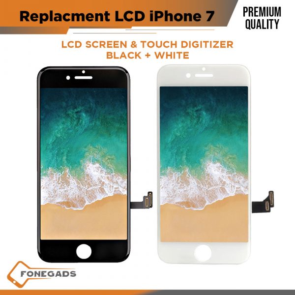 13A replacement lcd for iphone 7 black and white