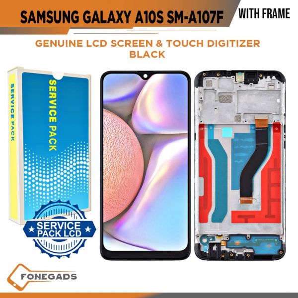 5A Samsung Galaxy A10S SM A107F Black Genuine LCD Screen Digitizer